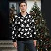 Men's Halloween Printed Corduroy Button Shirt