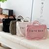Womens Casual Shoulder Bag Large Capacity With Nylon Lining And Embroidered Details For Travel