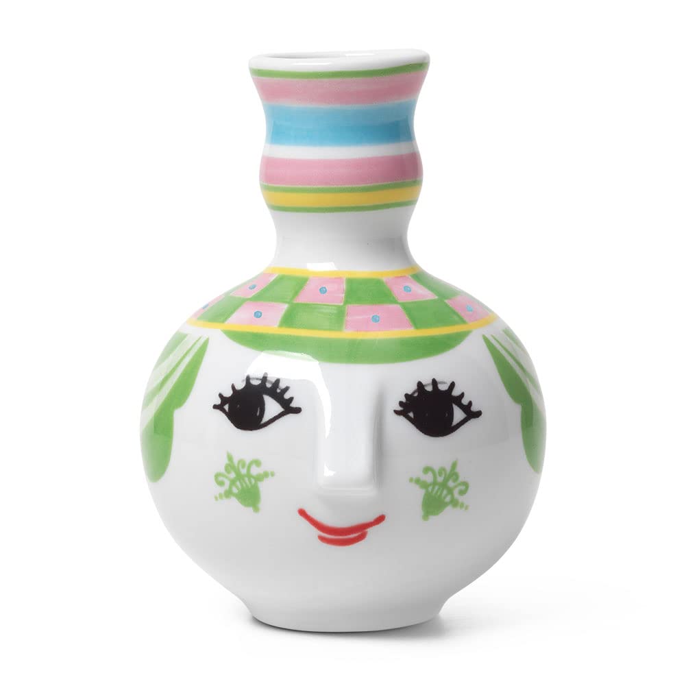 

Bjorn Wiinblad Fie porcelain green H9cm single flower vase Nordic goods 56533 зелёный