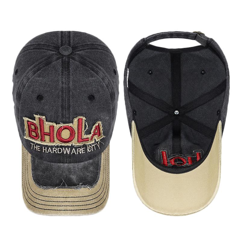 Frühling Sommer Baumwolle Baseball Cap Männer Brief Splicing Cap Frauen bestickt Sonnenhut
