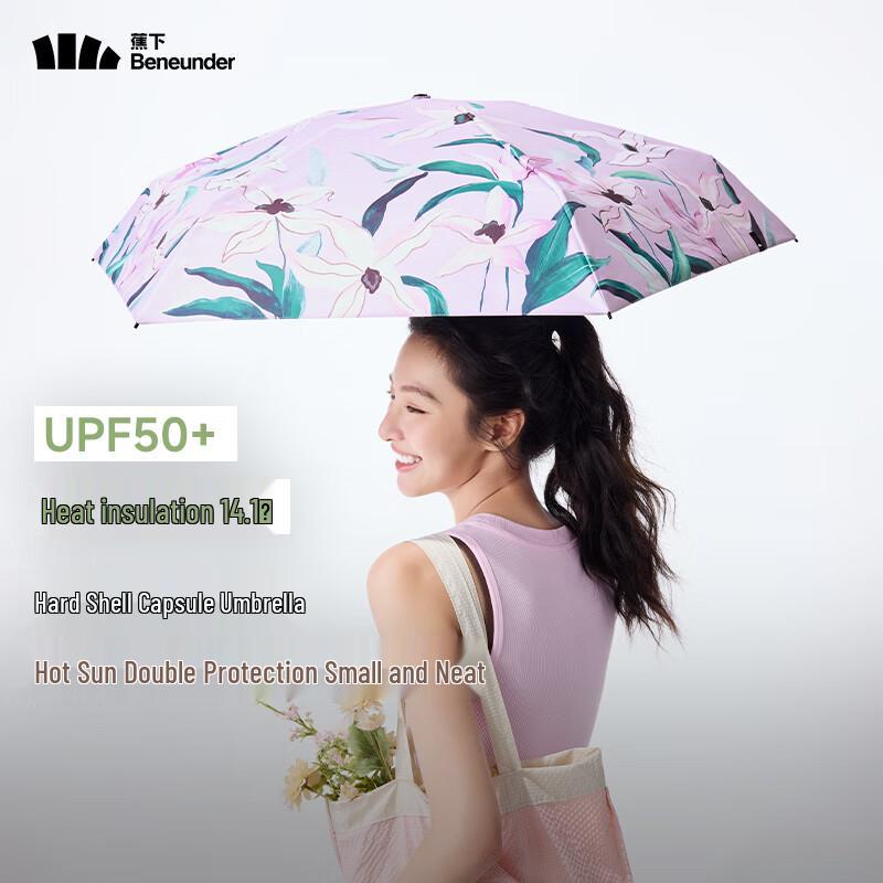 Beneunder Five-Fold Pocket UV Protection Sun & Rain Umbrella