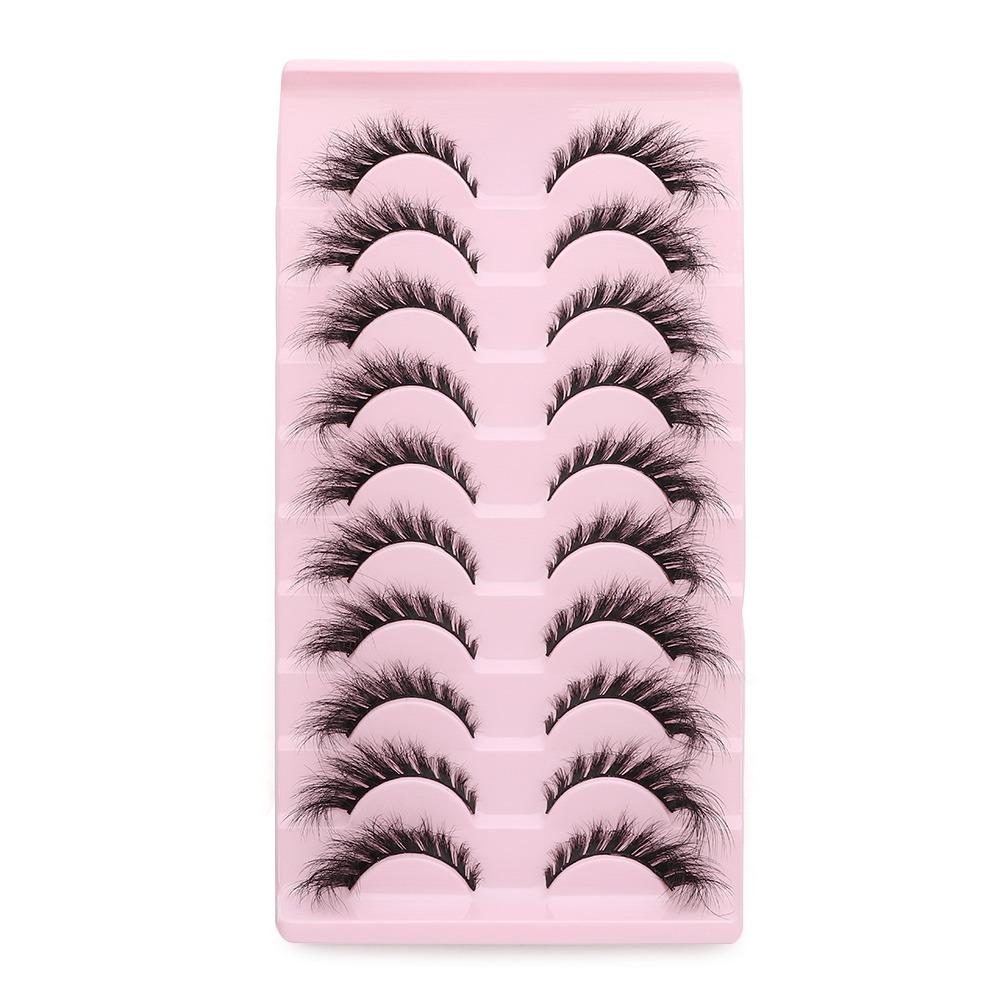 

Перекрестные небрежные ресницы кошачий глаз Ручные накладные ресницы Новые инструменты для макияжа глаз Наращивание ресниц 6D-F09