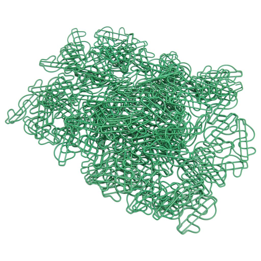 100 ks sponek do papíru ve tvaru dolaru Kreativně roztomilé Pozlacené kovové záložky do knihy pro studenty Stati