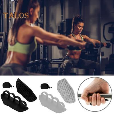 1 pár vzpěračských držadel Protiskluzové silikonové Muži Ženy Cvičební držadlá Ochrana dlaně Rukavice pro cvičení s činkami Cvičení s činkami