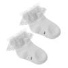 Newborn Baby Cotton Socks Lace Princess Combed Socks for Girls Infant Babe Socks