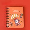4PCS Christmas Coil Book, Student Mini Portable Christmas Gift Notebook Pocket Notebook