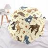 1 PC Automatic Folding Umbrella - Cute Dog Pattern, Portable & Foldable Design with 8 Ribs, Christmas Birthday Gifts