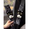 Cute Cat Car Seatbelt Shoulder Pads Creative Car Seatbelt Shoulder Protectors Anti-Strangle Protection Covers for Car Interior