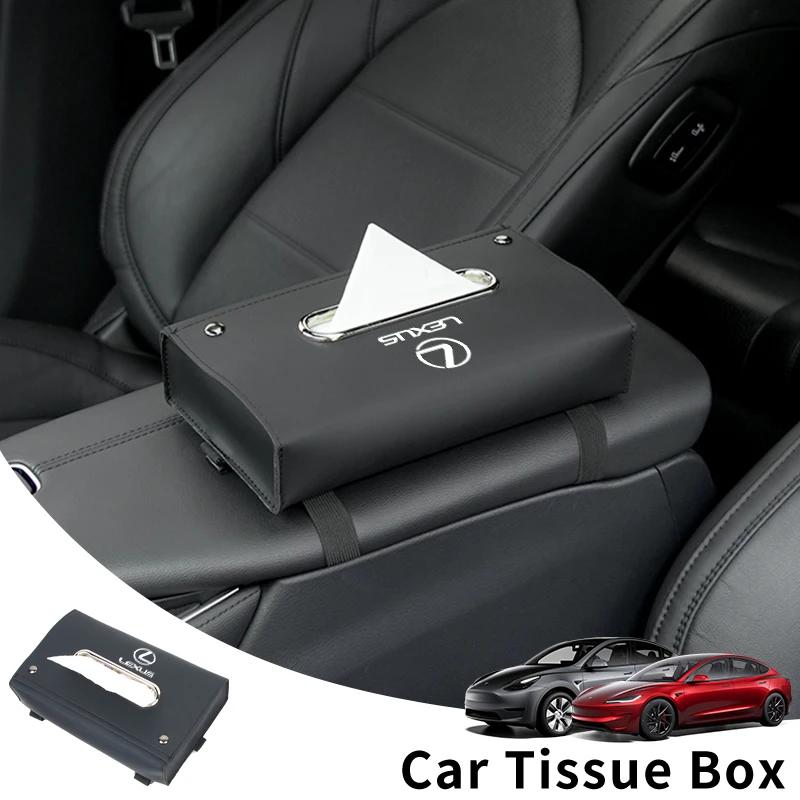 Car Seat Tissue Box Paper Towel Storage Bag Napkin Case Accessories For Lexus UX250h RX450h CT200h RX400h NX300h RX350 RX300 GX4