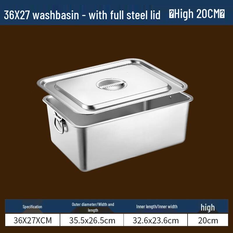 304 Stainless Steel Deep Rectangular Food Pan