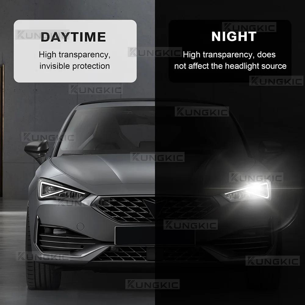 For Seat Cupra Leon 2021 2022 2023 Headlight Rearview B Pillars Paint Protection Film Anti-scratch Protective Transparent PPF