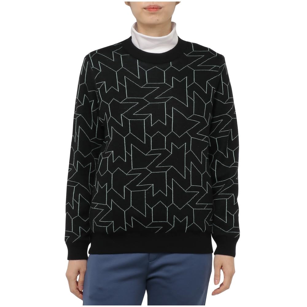 

Mizuno Breath Thermo Reversible and Size M Sweater, Moisture-Wicking Heat-Generating, Women s, Black, (E2MCA721) чёрный