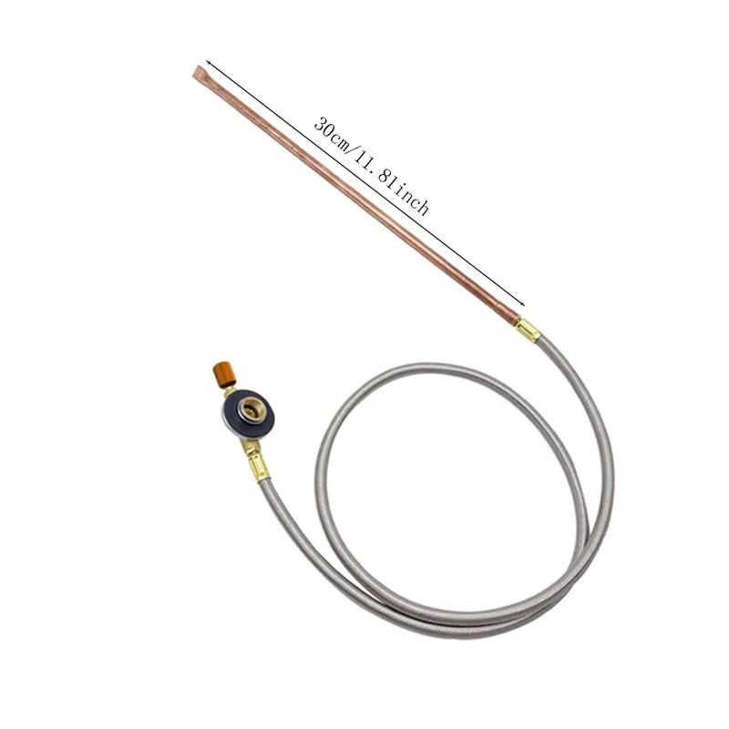 Outdoor Camping Handheld Torch - Portable Charcoal Igniter Fire Starter for Grills Wood Stoves Reusable Blowtorch for Barbecue