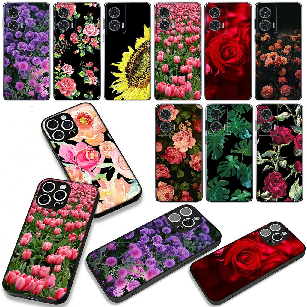 Summer Daisy Sunflower Floral Peony Flowe Phone Cover Case for OPPO A18 A16 A17 A38 A54 A40 A60 A80 A78 A79 A57 A55 A96 A15 A12