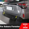 Capac Trim Grilă Bara Spate Pentru Subaru Forester 2025 2026 Fibra de Carbon Cadru Trim Grilaje Inferioare Partea de Jos a Bării Spate Accesorii