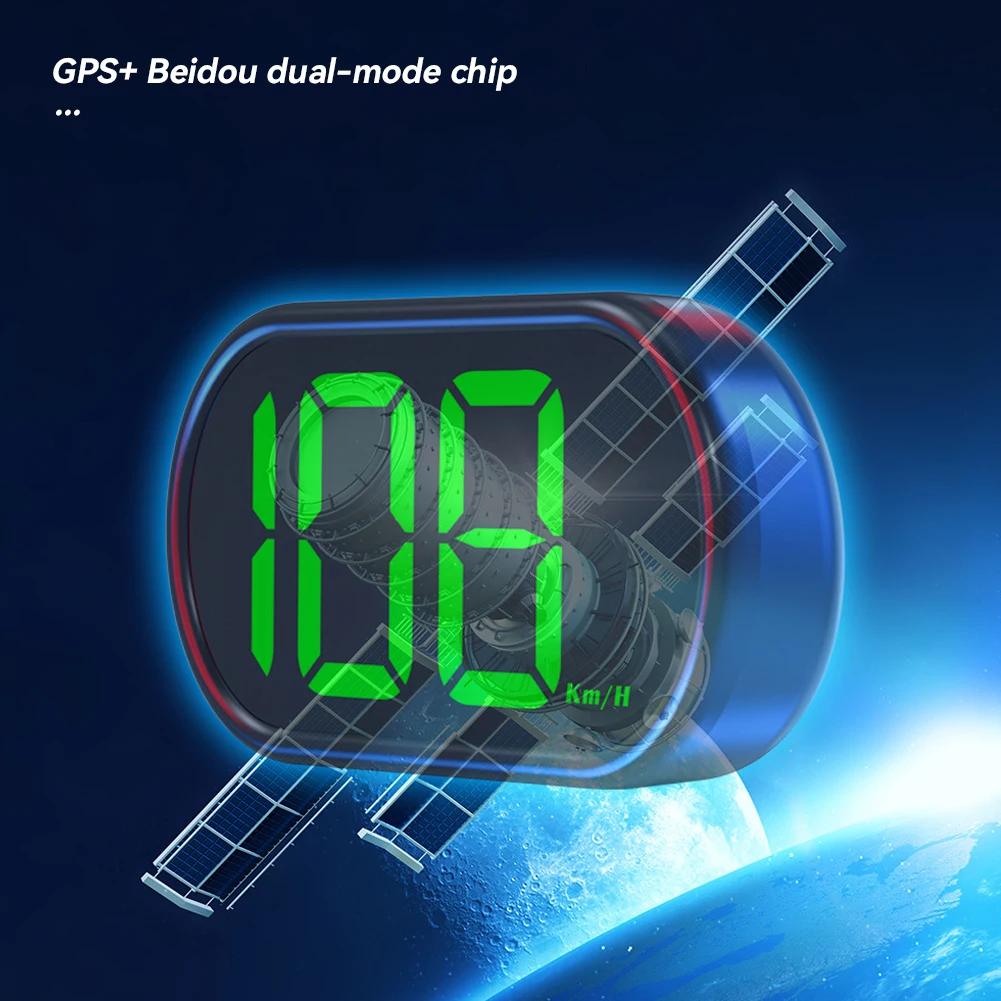 Car Digital HUD Head Display Speedometer GPS Speed Meter KMH MPH Dispaly for All Car Truck Plug and Play Auto Part Accessories