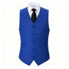 Men's Sleeveless Slim Fit Business Casual Suit Vest for Wedding Man
