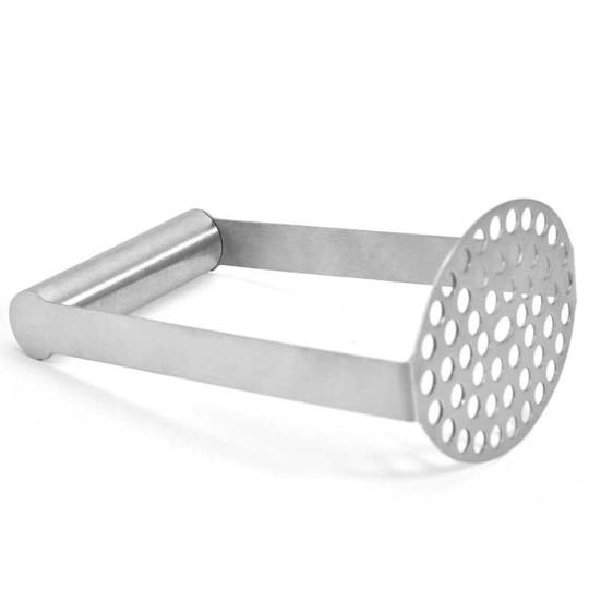 Potato Masher with Anti-Slip Rubber Handle U-Shaped Design Potatoes Masher Uniform Mesh Masher for Sweet Potatoes Pumpkin Beans