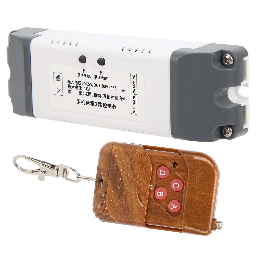 2 Channel Relay Smart Switch APP Voice Remote Control SelfLocking Inching WiFi Module