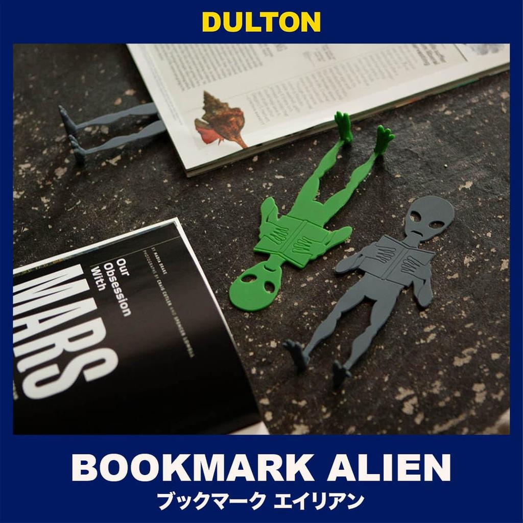 Dalton 3D Alien 147mm 60mm 22mm Perfect for Reading and Bookmark, Green, High, Wide, Deep, GM-0769GN, Gifting.