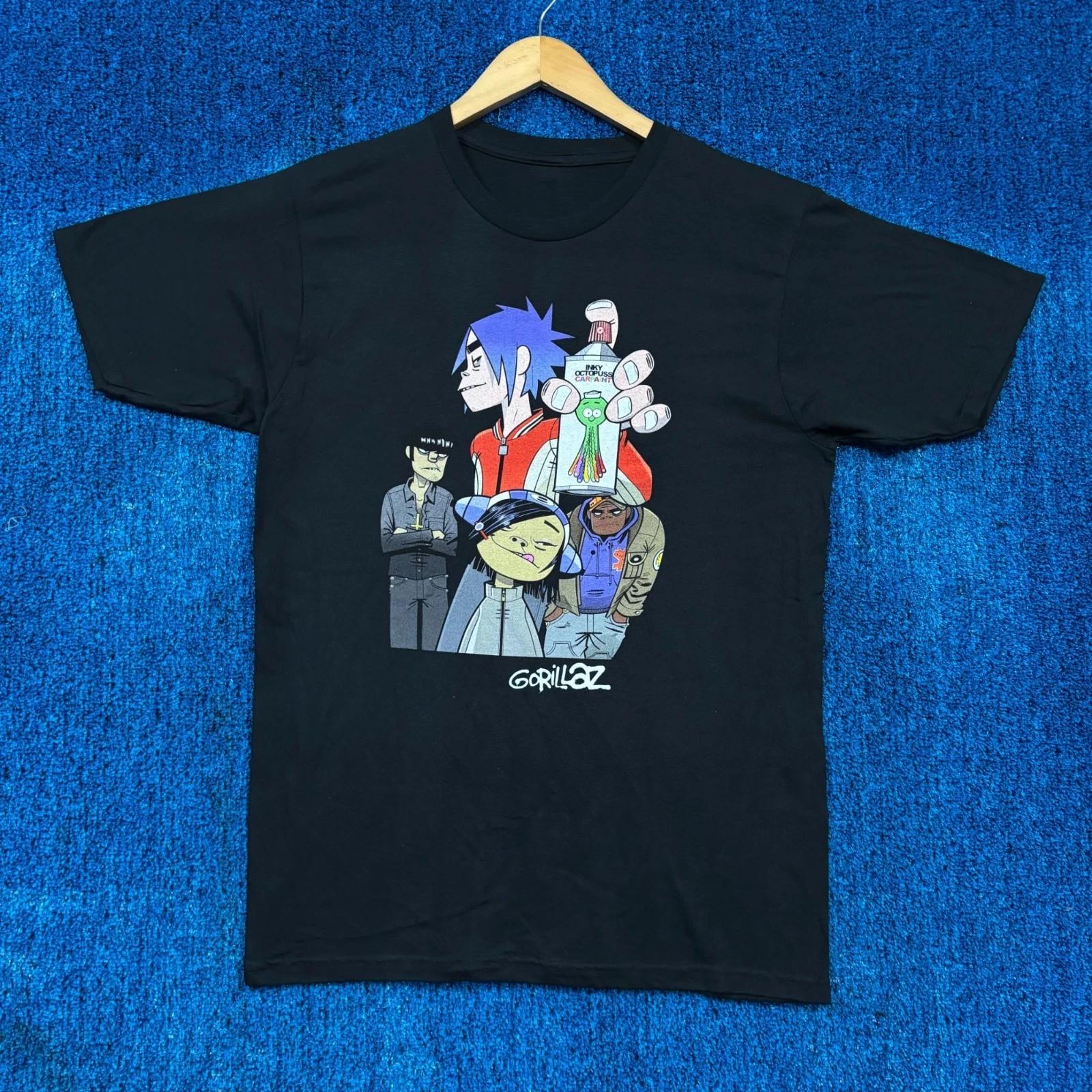 

Gorillaz Inky Octopuss Car Paint Poster Trip Hop Band Tee M XL