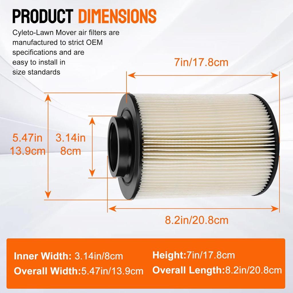 RZR 800 Air Filter 1240482 1240434 Replacement For Polaris ATV RZR 4 800 RZR 800 EFI 2010-2013 RZR S 800 EFI 2009-2014 Ranger 800 Crew 2012-2014