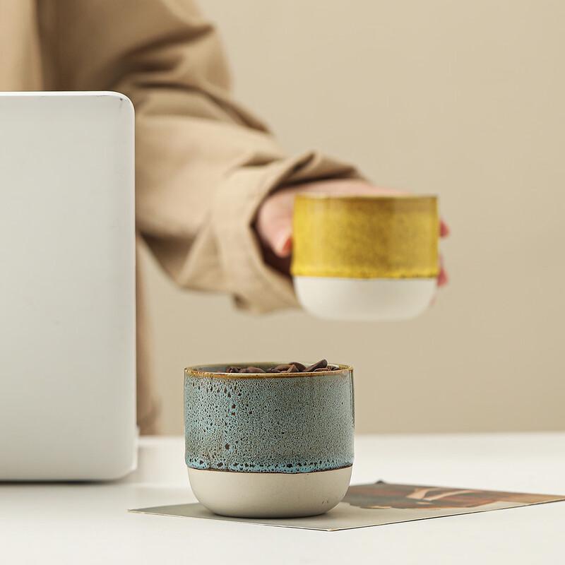 OLOEY Bone China Kiln Glazed Tea Cup