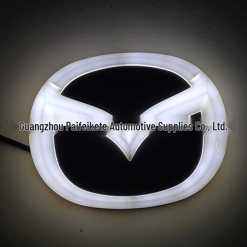 Mazda 2 3 6 8 CX7 Car Emblem: 5D LED Illuminated Rear Tail Light