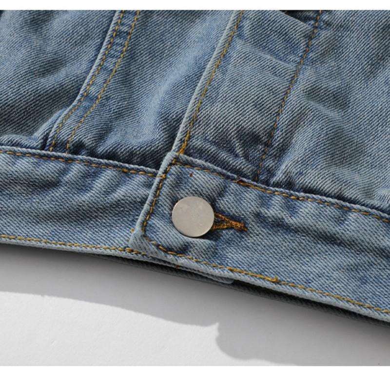 Denim jacket men's 2026 autumn and winter new retro tooling casual jacket trendy brand versatile lapel top