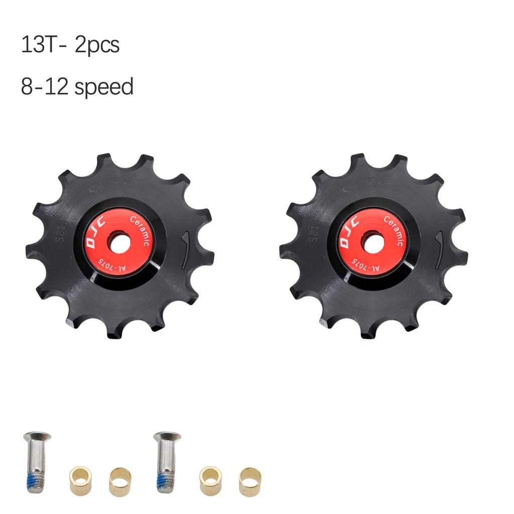 DJC 12 Speed Ceramic Bearing Pulley Wheel Guide Roller Jockey 11T 12T 13T 14T MTB Road Bike for Shimano for Sram 12s AXS T-TYPE
