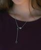 Pearly More Matte Heart Volume Chain Necklace_Pm26N011Ss