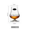 Italy Brand Bormioli Crystal Whisky Copita Nosing Glass Flame Pattern Cognac Brandy Snifter Malt Whiskey Goblet Liqueur Wine Cup
