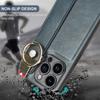For iPhone 14 Pro Wristband Leather Back Phone Case