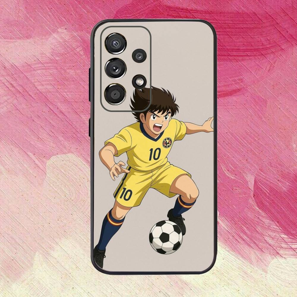 Comic C-Captain Tsubasas Phone Case For Samsung S25,S24,S21,S22,S23,S30,Ultra,S20,Plus,Fe,Lite,Note,10,9,5G Black Cover