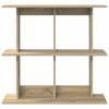 Wall Shelf Wall Mount Brown 80 x 20 x 75 cm Wood Based Material