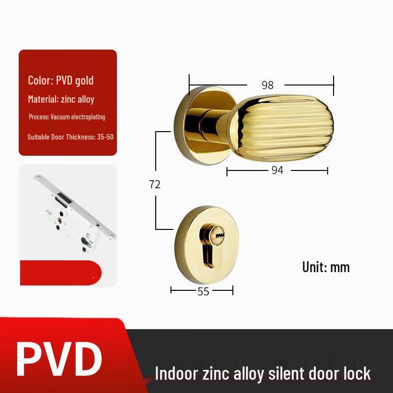 Shengbai Magnetic Silent Door Lock Handle