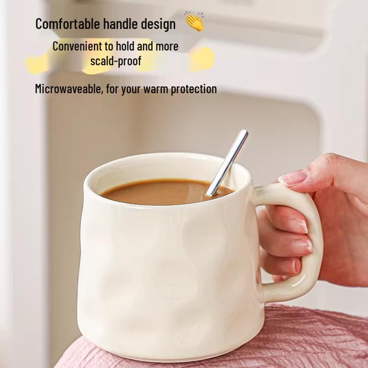 Ceramic Underglaze Breakfast Mug for Home or Office