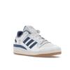 Adidas Forum Low CL White Crew Blue Gum Unisex Sneakers Cloud-White IH7821