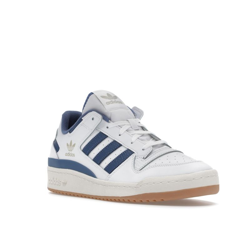 Adidas Forum Low CL White Crew Blue Gum Unisex Sneakers Cloud-White IH7821