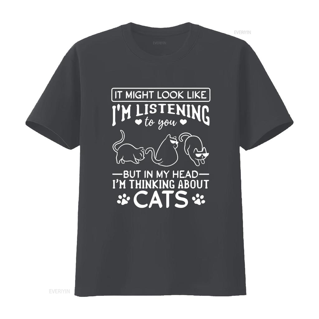 Cat Lover Cute Cats Owner T Shirt Vintage Washed Breathable Streetwear Unisex Fashion Designer Clothes Homme