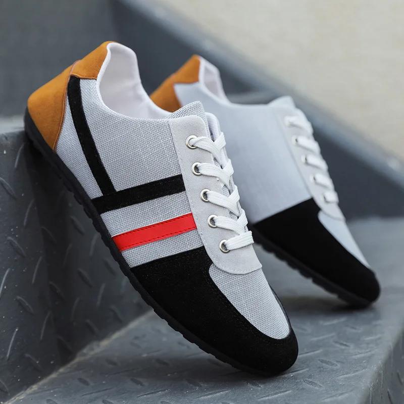 Casual Shoes for Men Fashion Men's Loafers Lightweight Breathable Mens Flats Canvas Shoes Male Leisure Shoes  Para Hombre