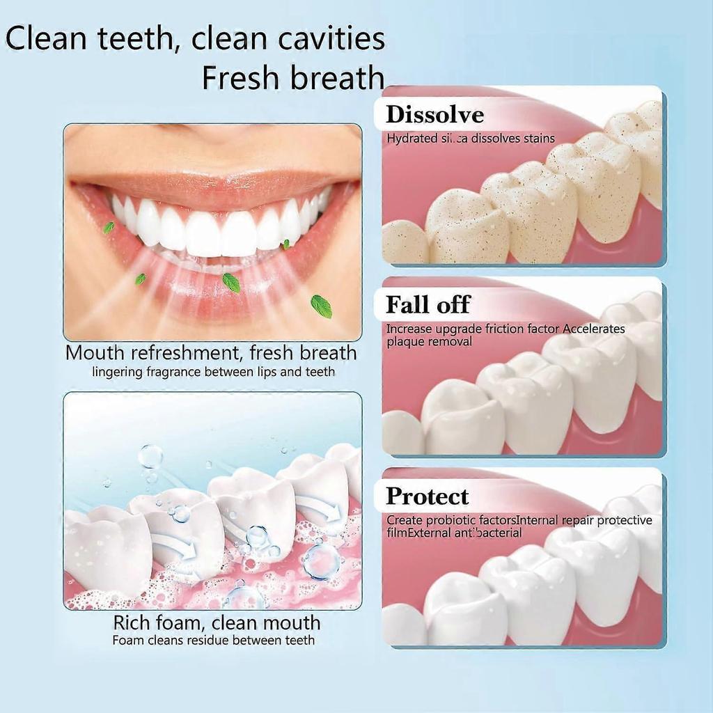 2pcs Sp-6 Probiotic Brightening Toothpaste, Deep Cleaning Care Toothpaste