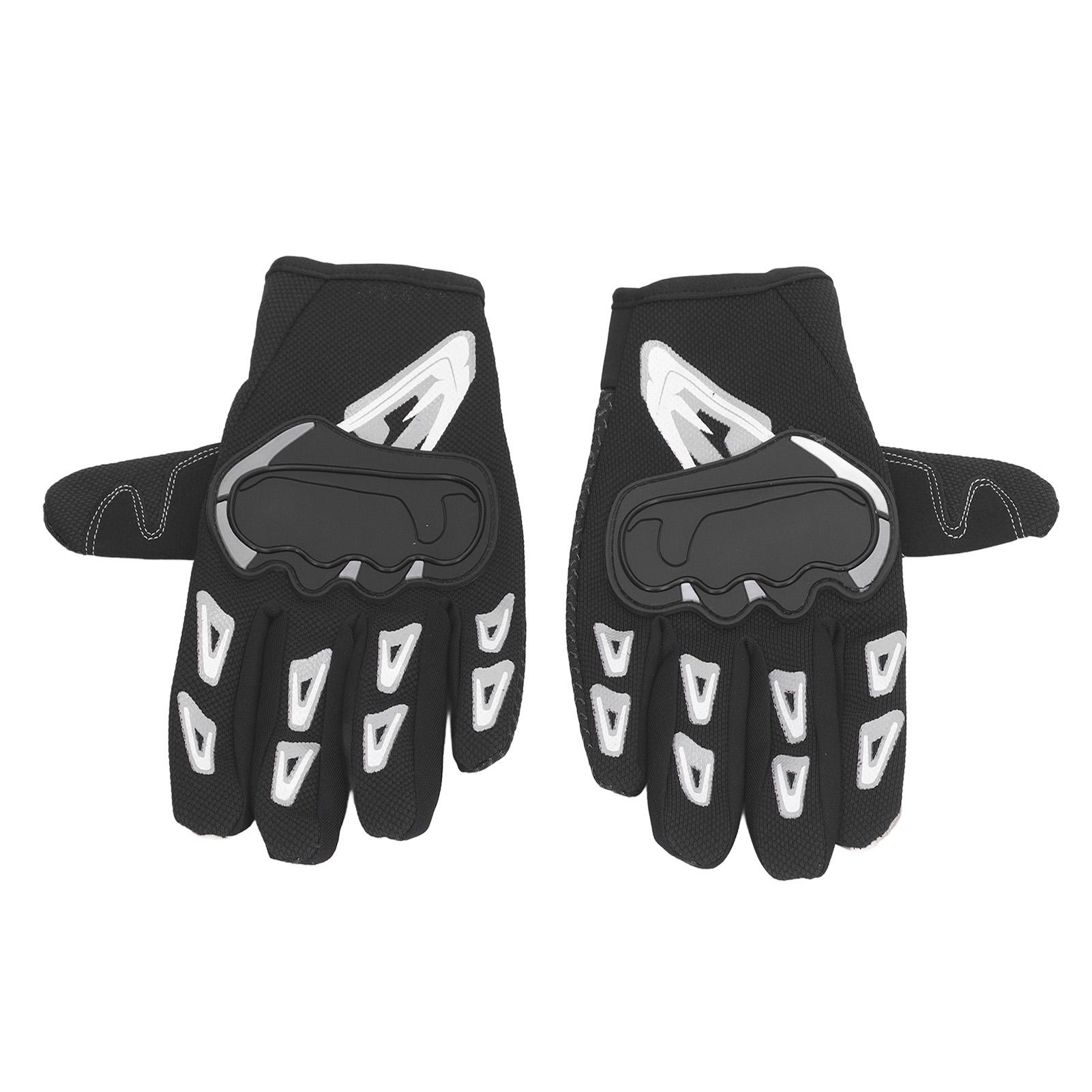 

Перчатки для езды Мотоциклетные перчатки Черные Серые Полнопалые Сенсорный экран Прочный захват Противоскользящие