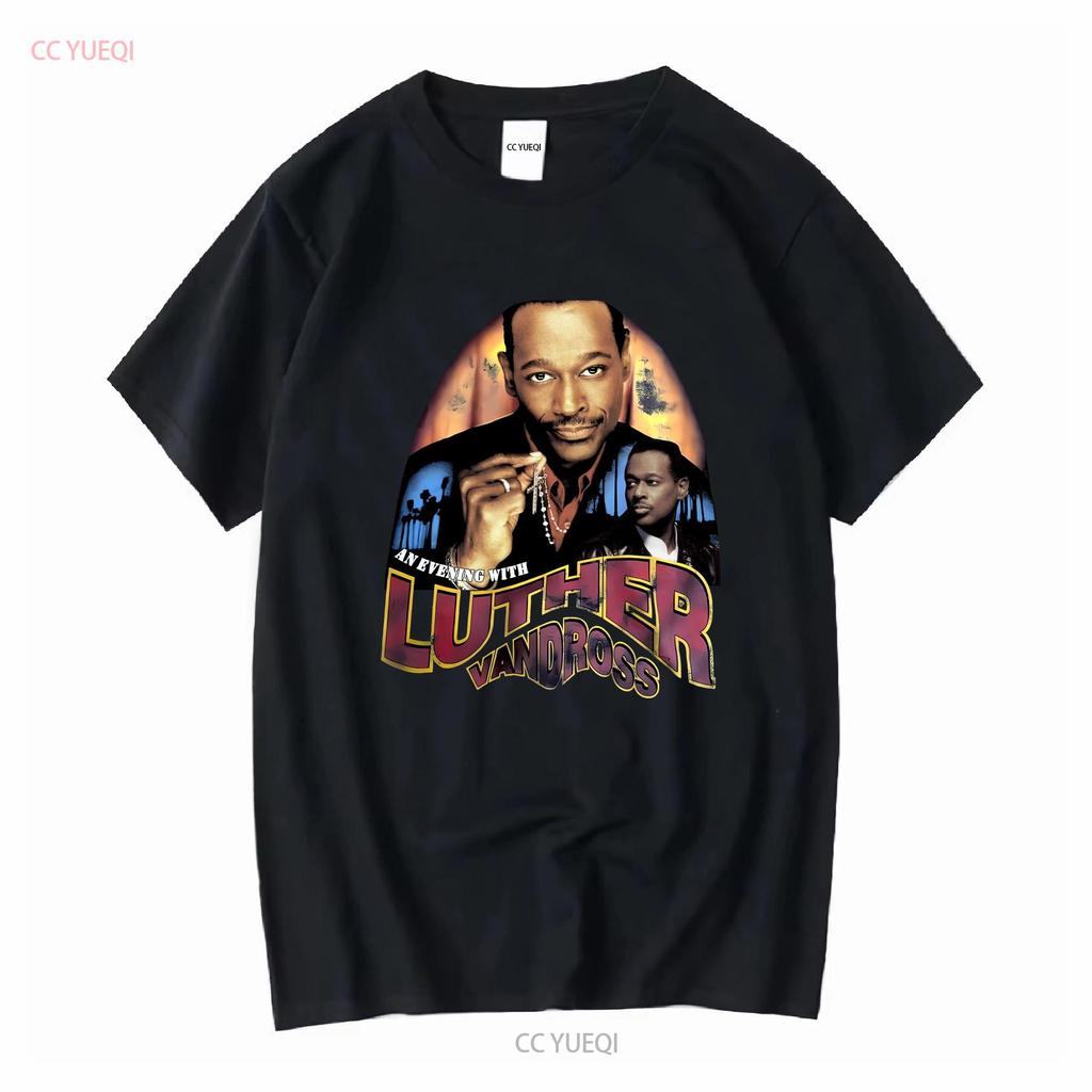 Luther Vandross Bootleg Rap T Shirt Vintage Washed Soft Casual Top For Everyday Wear Stylish Versatile Breathable Graphic
