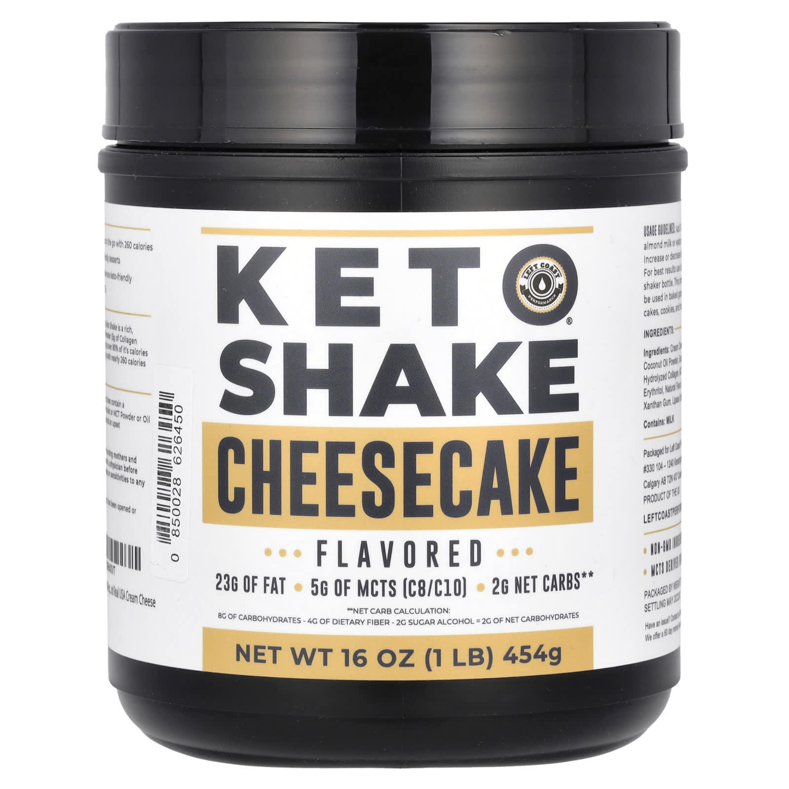 

Keto Shake, Cheesecake, 454G(16Oz)