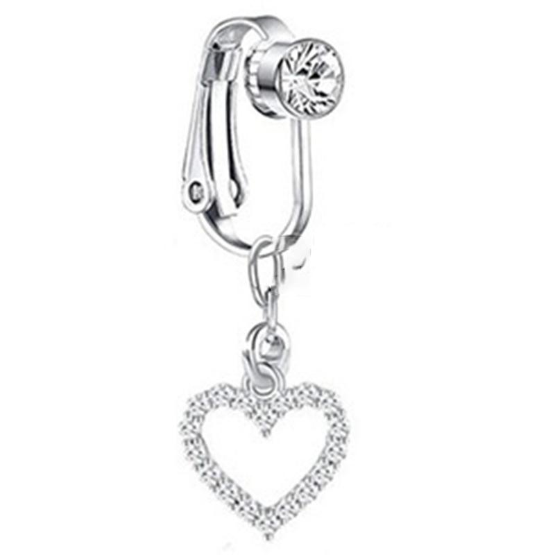 No Piercing Belly Button Clamp Easy To Wear Navel Rings Comfortable Women Body Adornment For Parties And Daily Wear
