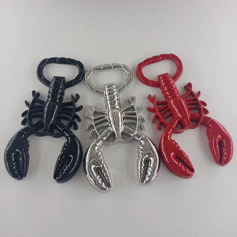Lobster Corkscrew Bottle Opener Portable Metal Wine Beer Opening Kitchen  Fun Retro and Versatile Handicraft Accessories