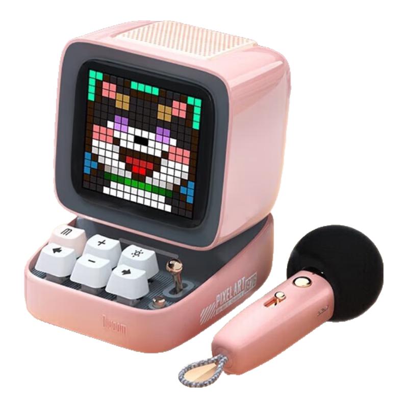 

Divoom Ditoo-Mic Retro Pixel Art Bluetooth Speaker with Karaoke Microphone