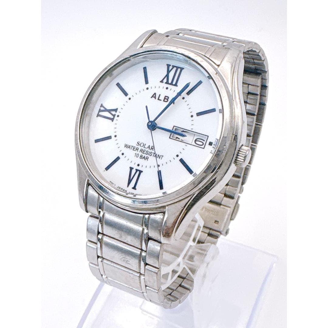 ALBA Solar watch white 10 ATM water resistant