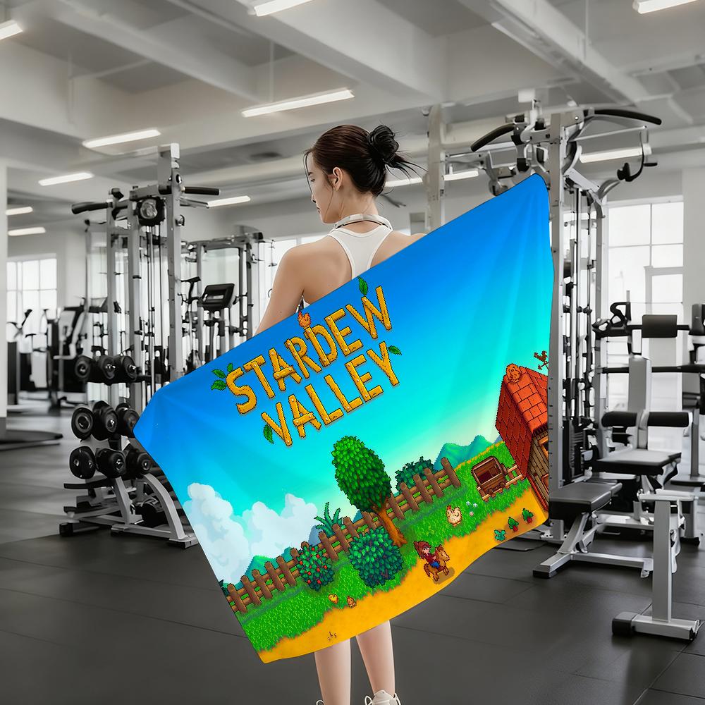 Game Stardew Valley cute chiken Towel Quick Drying Beach Towels Are Suitable For Swimming Pools Camping Yoga And The Gym